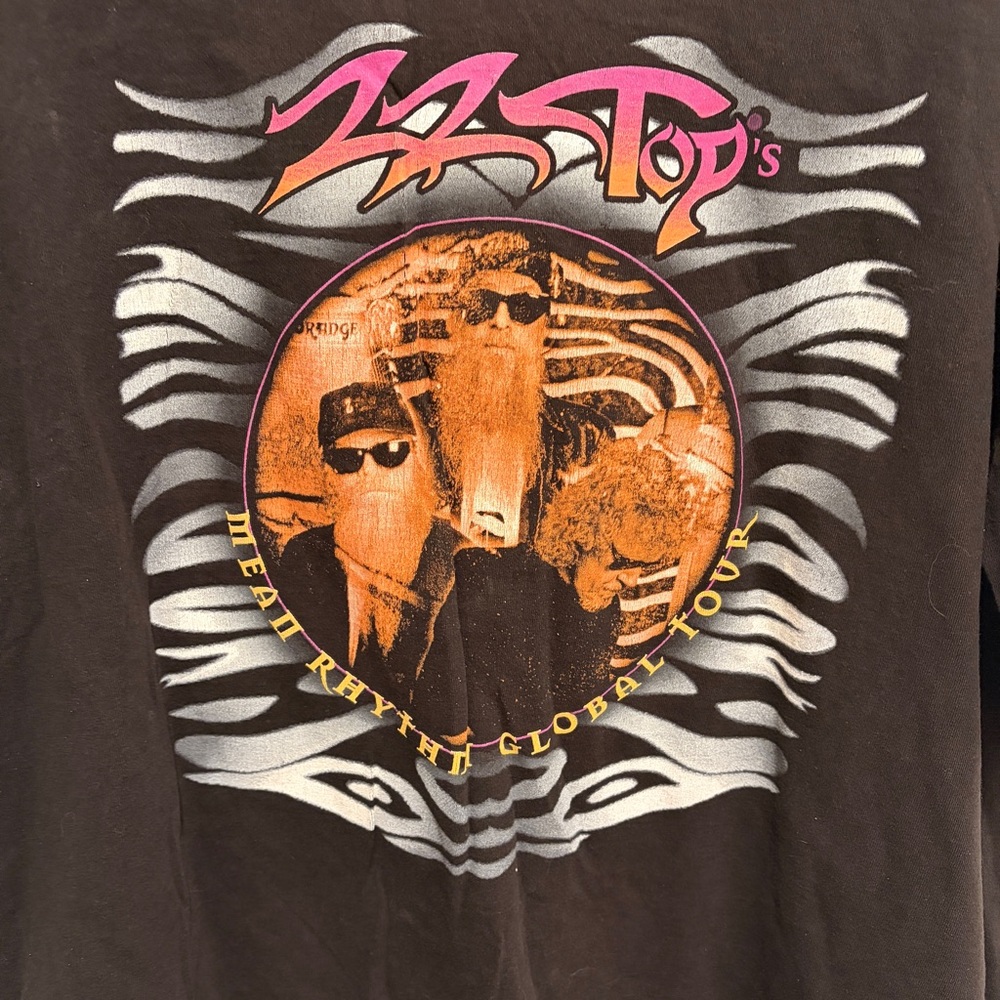Zz Top Vintage Tour Shirt View 2